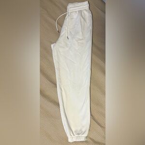 H&M Soft White Joggers